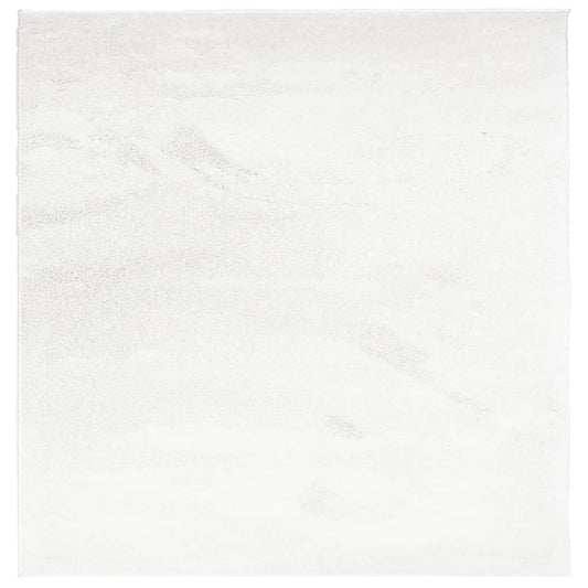 Teppich OVIEDO Kurzflor Creme 240x240 cm