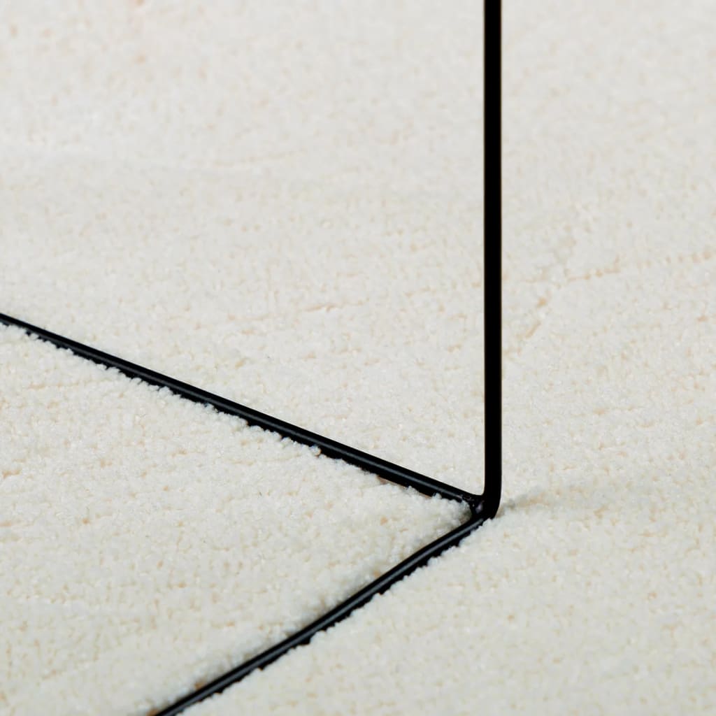 Teppich OVIEDO Kurzflor Creme 240x240 cm