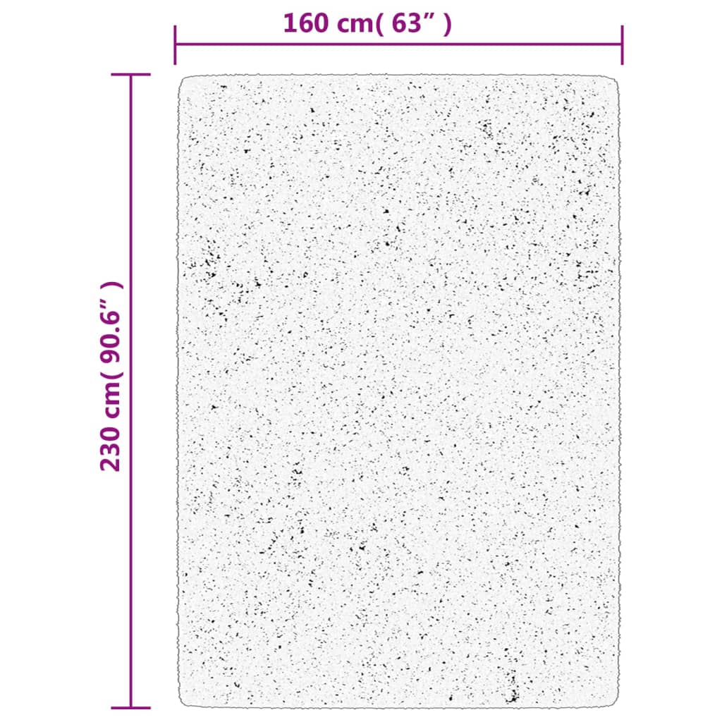 Teppich OVIEDO Kurzflor Türkis 160x230 cm