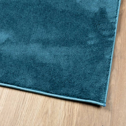 Teppich OVIEDO Kurzflor Türkis 240x240 cm