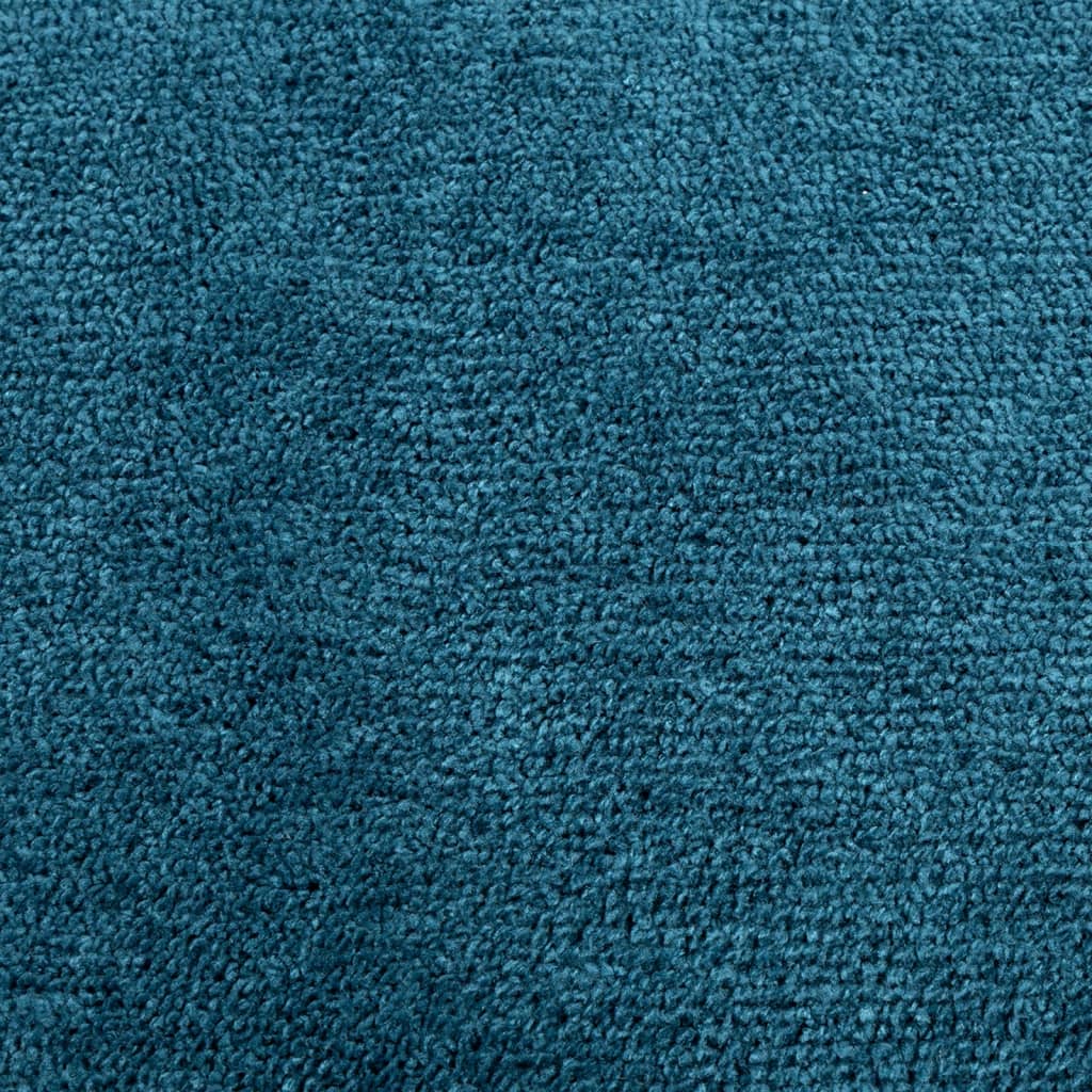 Teppich OVIEDO Kurzflor Türkis 240x240 cm