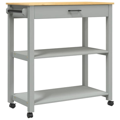 Küchenwagen MONZA 84x40x88,5 cm Massivholz Kiefer