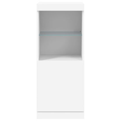 Sideboard mit LED-Beleuchtung Weiß 41x37x100 cm