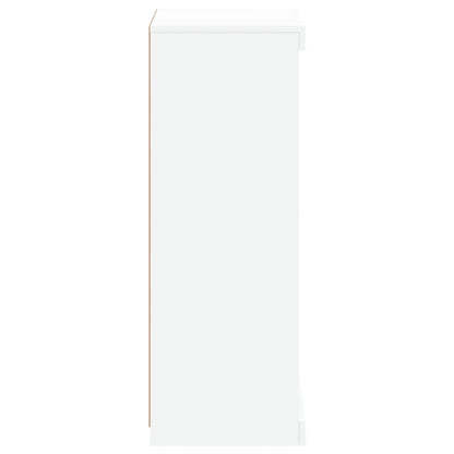 Sideboard mit LED-Beleuchtung Weiß 41x37x100 cm