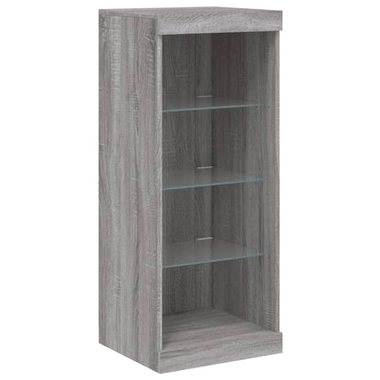 Sideboard mit LED-Leuchten Grau Sonoma 41x37x100 cm