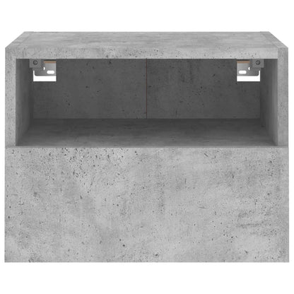 TV-Wandschrank Betongrau 40x30x30 cm Holzwerkstoff