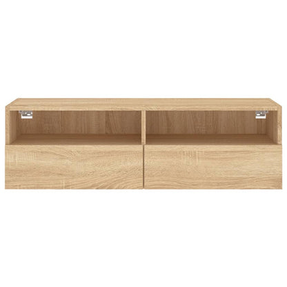 TV-Wandschrank Sonoma-Eiche 100x30x30 cm Holzwerkstoff