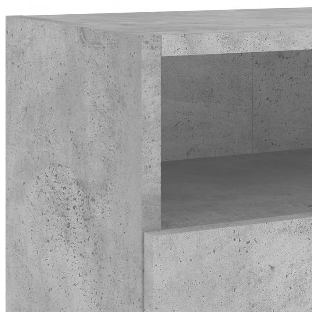 TV-Wandschrank Betongrau 100x30x30 cm Holzwerkstoff
