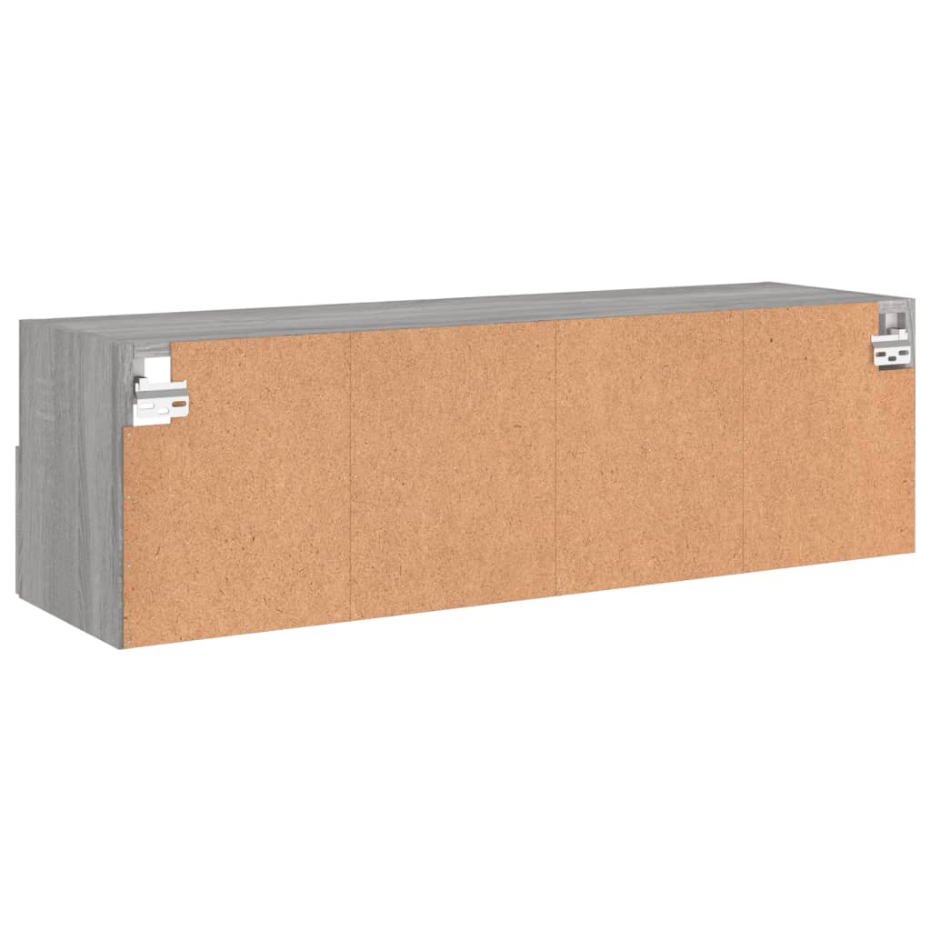 TV-Wandschrank Grau Sonoma 100x30x30 cm Holzwerkstoff