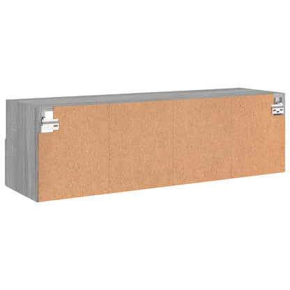 TV-Wandschrank Grau Sonoma 100x30x30 cm Holzwerkstoff