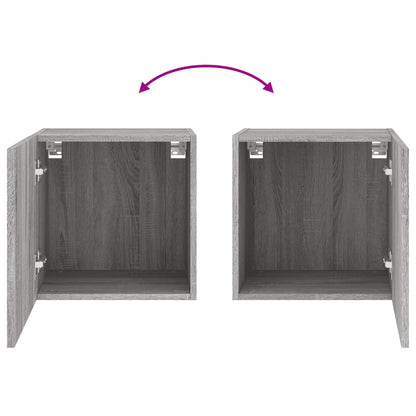 TV-Wandschrank Grau Sonoma 40,5x30x40 cm Holzwerkstoff