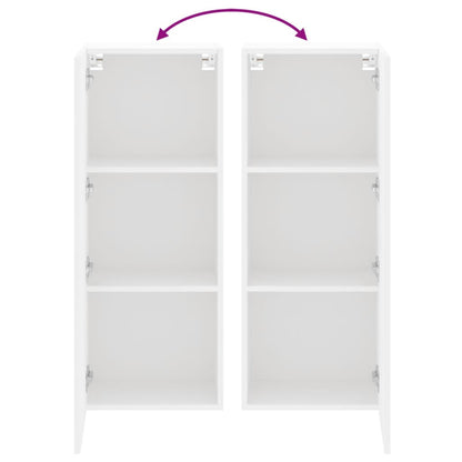 TV-Wandschrank Weiß 40,5x30x102 cm Holzwerkstoff