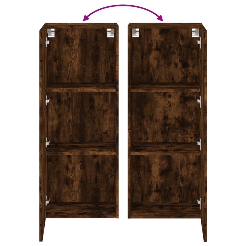 TV-Wandschrank Räuchereiche 40,5x30x102 cm Holzwerkstoff