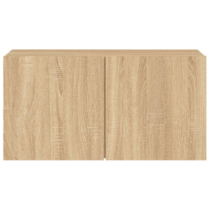 TV-Wandschrank Sonoma-Eiche 80x30x41 cm