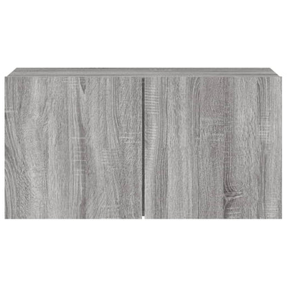 TV-Wandschrank Grau Sonoma 80x30x41 cm