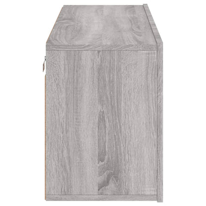 TV-Wandschrank Grau Sonoma 100x30x41 cm