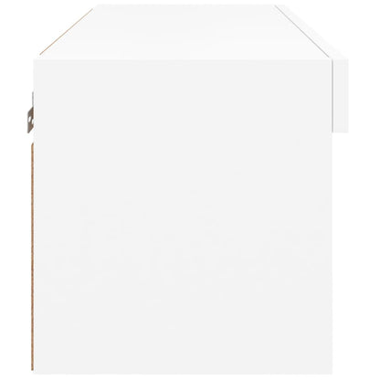 TV-Schrank mit LED-Leuchten Weiß 60x30x30 cm