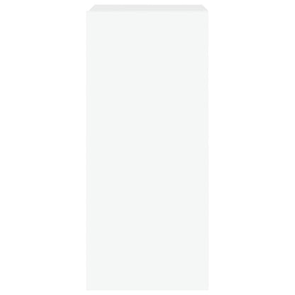 TV-Wandschrank mit LED-Leuchten Weiß 30,5x35x70 cm