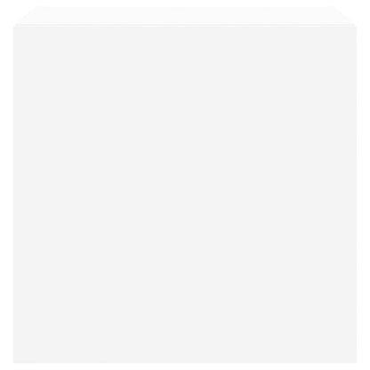 TV-Wandschrank mit LED-Leuchten Weiß 40,5x35x40 cm