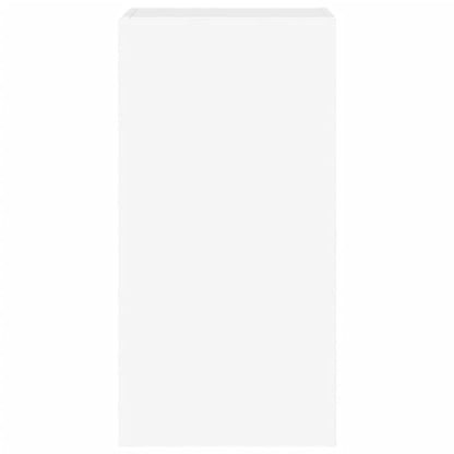 TV-Wandschrank mit LED-Leuchten Weiß 40,5x35x80 cm