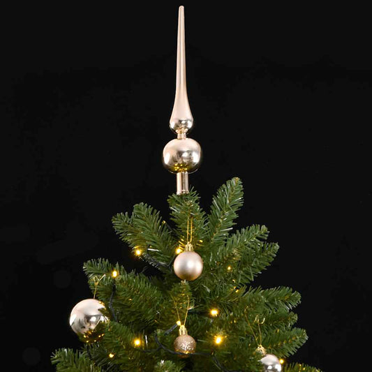 Künstlicher Weihnachtsbaum Klappbar 300 LEDs & Kugeln 270 cm