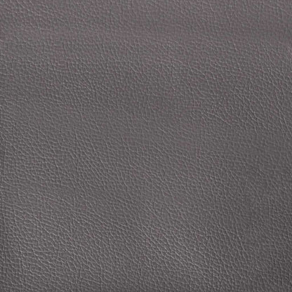 3-tlg. Chesterfield-Sofa-Set Grau Kunstleder