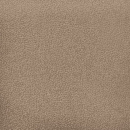 3-tlg. Chesterfield-Sofa-Set Cappuccino Kunstleder