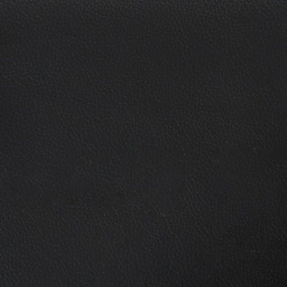 2-tlg. Chesterfield-Sofa-Set Schwarz Kunstleder