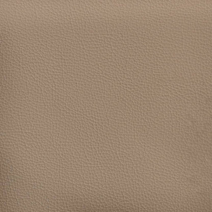 2-tlg. Chesterfield-Sofa-Set Cappuccino Kunstleder
