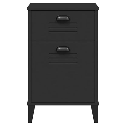 Nachttisch VIKEN Schwarz Holzwerkstoff