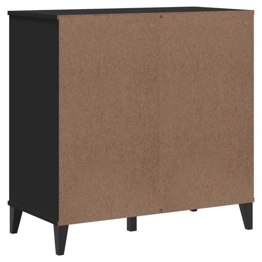 Sideboard VIKEN Schwarz 80x40x80 cm Holzwerkstoff