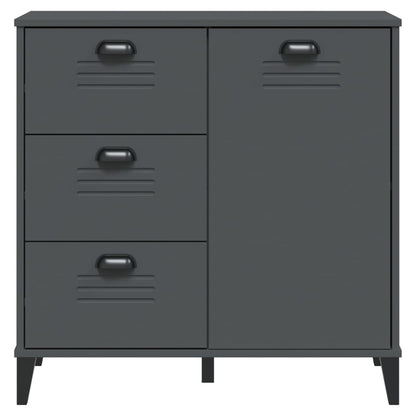 Sideboard VIKEN Anthrazit 80x40x80 cm Holzwerkstoff