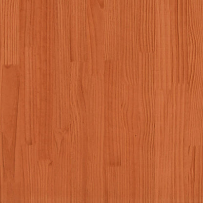 Esstisch Wachsbraun 55x55x75 cm Massivholz Kiefer