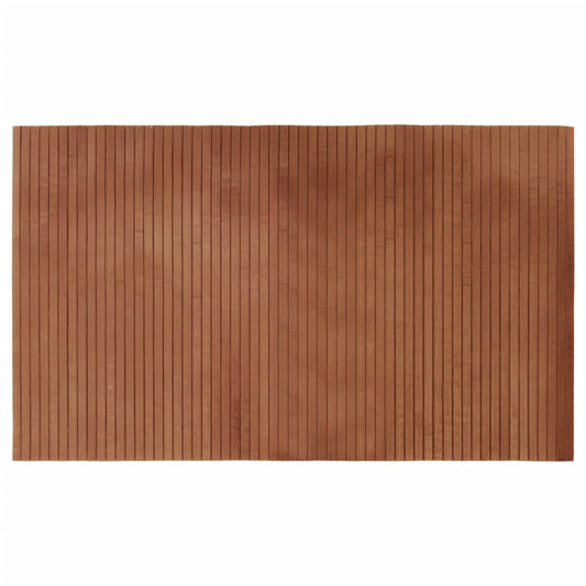 Teppich Rechteckig Braun 60x100 cm Bambus