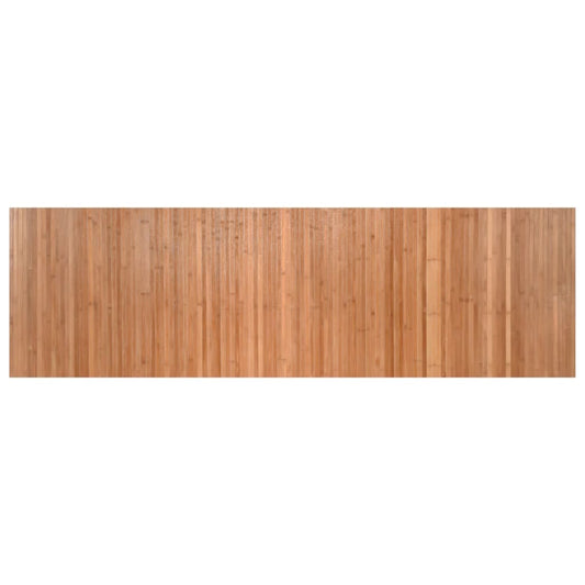 Teppich Rechteckig Natur 60x200 cm Bambus