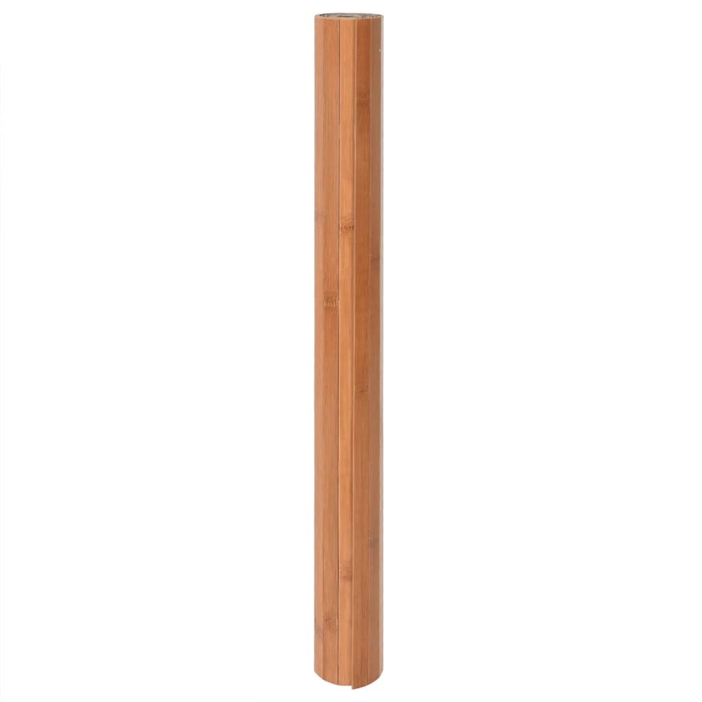 Teppich Rechteckig Natur 60x200 cm Bambus