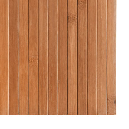 Teppich Rechteckig Natur 60x200 cm Bambus