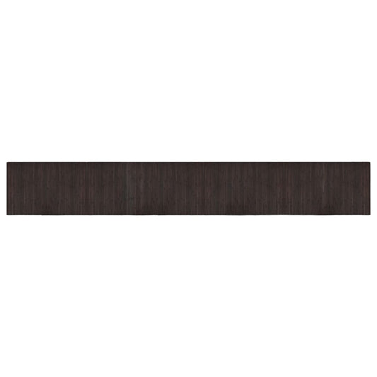 Teppich Rechteckig Dunkelbraun 60x400 cm Bambus