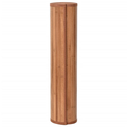 Teppich Rechteckig Natur 60x200 cm Bambus