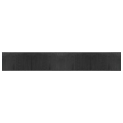 Teppich Rechteckig Grau 60x400 cm Bambus