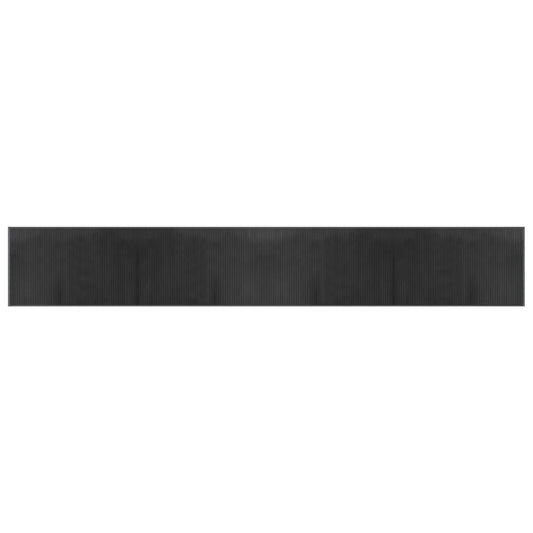 Teppich Rechteckig Grau 60x400 cm Bambus