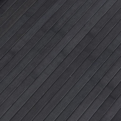 Paravent Grau 165x400 cm Bambus