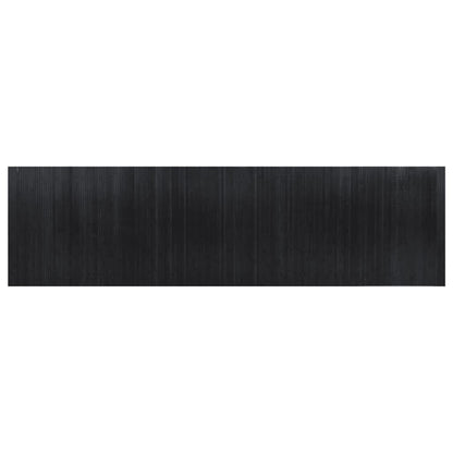 Paravent Schwarz 165x600 cm Bambus