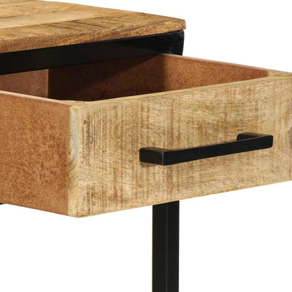 Schreibtisch Braun 100 x 50 x 75 cm massives Mangoholz