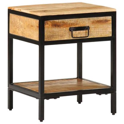 Nachttisch Braun 40 x 35 x 50 cm Massivholz Mango