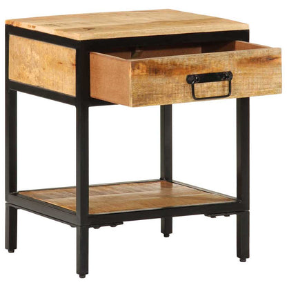 Nachttisch Braun 40 x 35 x 50 cm Massivholz Mango