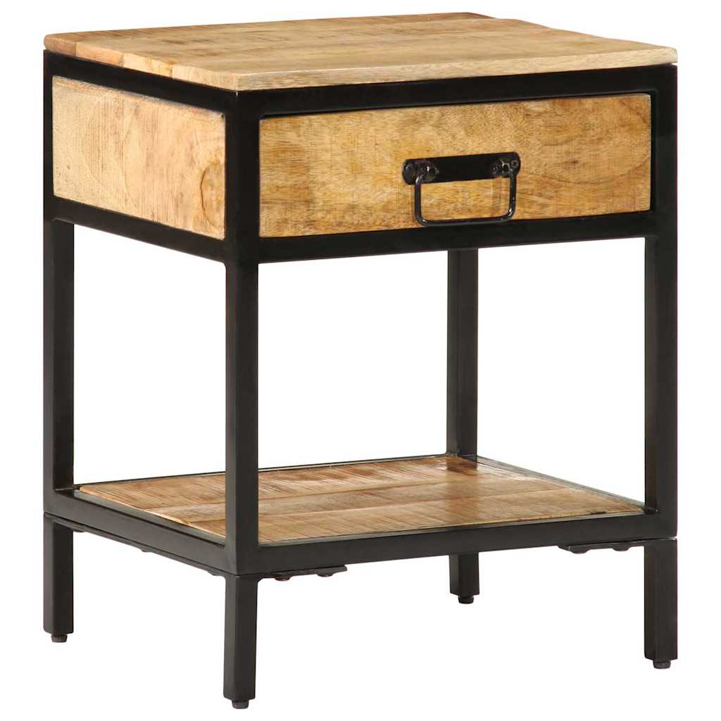 Nachttisch Braun 40 x 35 x 50 cm Massivholz Mango