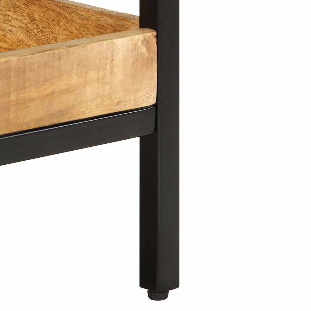 Beistelltisch Braun 45 x 45 x 45 cm massives Mangoholz