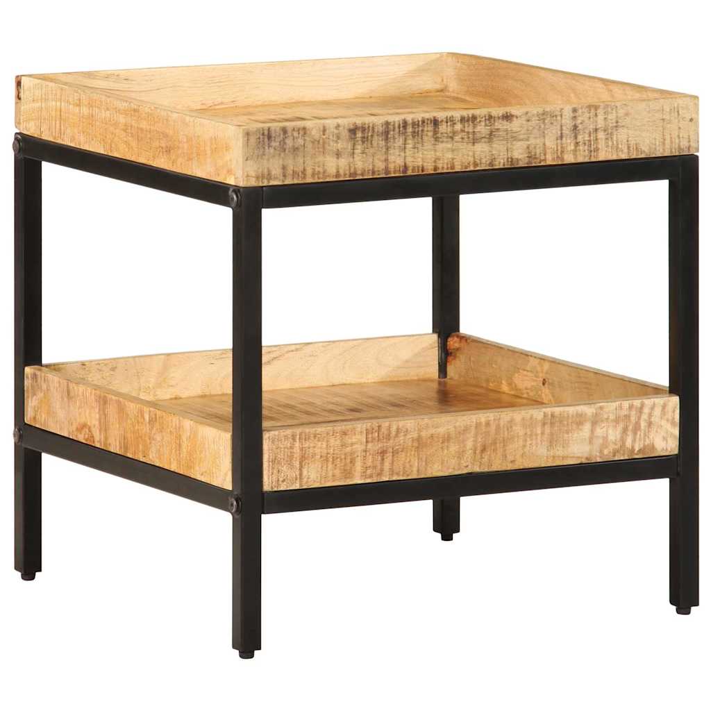 Beistelltisch Braun 45 x 45 x 45 cm massives Mangoholz