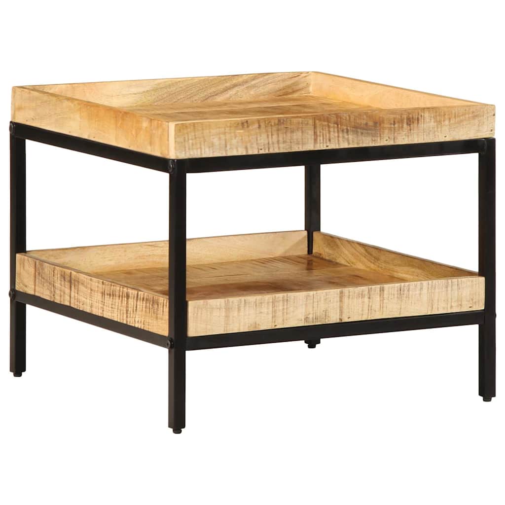 Beistelltisch Braun 55 x 55 x 45 cm massives Mangoholz